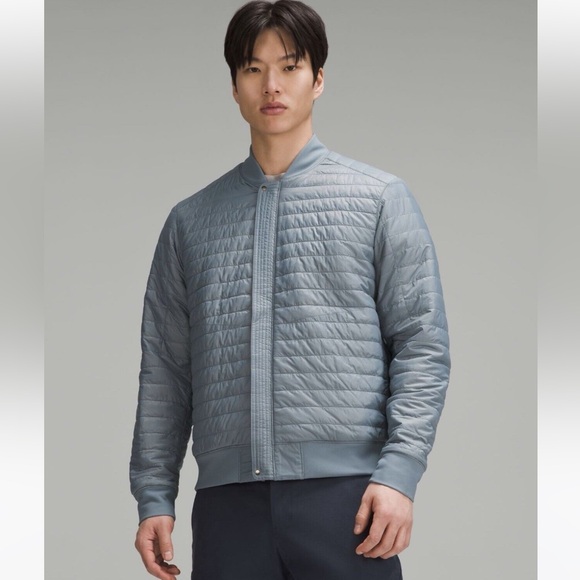 New Lululemon Mens Switch Over Bomber Jacket XXL Belgian Blue - Picture 3 of 11